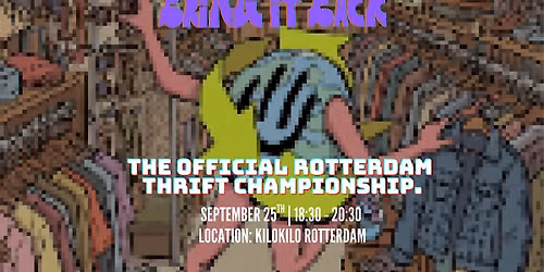 The Official Rotterdam Thrift Championship 2026