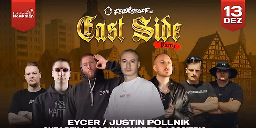 EAST SIDE PARTY - Der Osten eskaliert in Neukalen | 13.12.2025 | Diskothek Neukalen