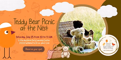 Teddy Bear Picnic at the Nest