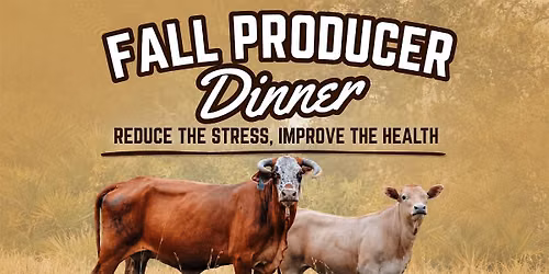 Fall Producer Dinner