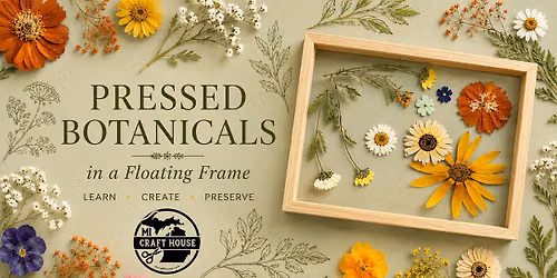 Pressed Botanicals in a Floating Frame