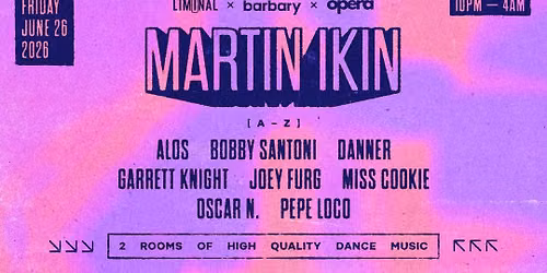 MARTIN IKIN x LIMINAL x OPERA RECORDS 