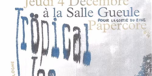 Concert de sortie de Papercore #14 avec Pericolo & Flie\u00dfgew\u00e4sser