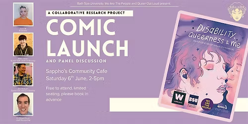 Disability, Queerness & Me - Comic Launch and Panel Discussion