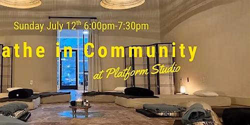 Breathe in Community: Active Breathwork In-Person with Christy Doucette