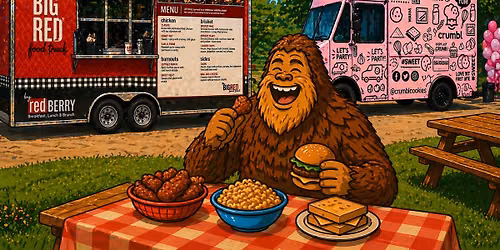 FOOD TRUCK FRIDAYS WITH NELSON - THE BIG RED FOOD TRUCK & CRUMBL