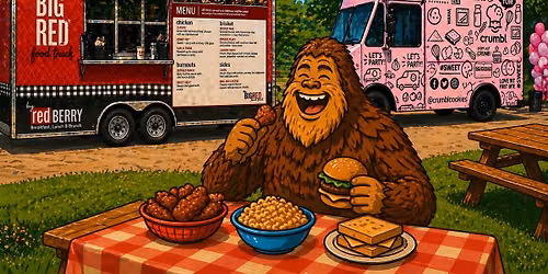 FOOD TRUCK FRIDAYS WITH NELSON - THE BIG RED FOOD TRUCK & CRUMBL