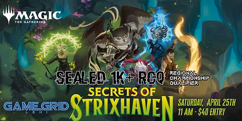 Secrets of Strixhaven Sealed 1k RCQ!