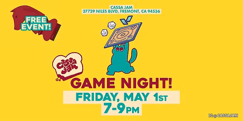May Game Night! | FREE event in Fremont \/ Niles District