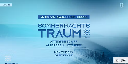 MS SOMMERNACHTSTRAUM #SaxophoneHouse NIGHTTIME w\/ MAX THE SAX & DJ PITZEKIND - Attersee