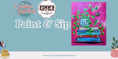 Paint with Me at Finn\u2019s Pub: Plants & Pages