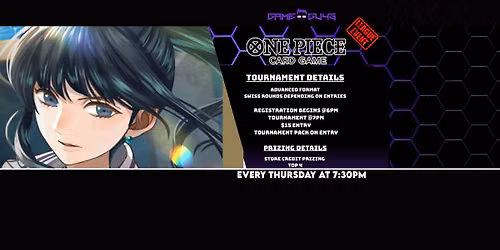 One Piece: Weeklies at Game Guys