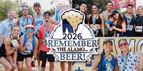 Remember the Alamo\u2026Beer! 13.1, 5k, 10k, 3-person Relay 2026