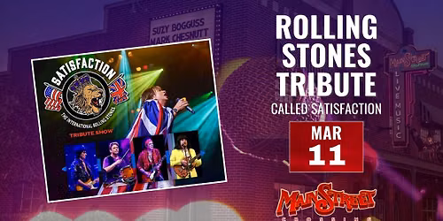 Rolling Stones Tribute called Satisfaction | LIVE at Main Street Crossing