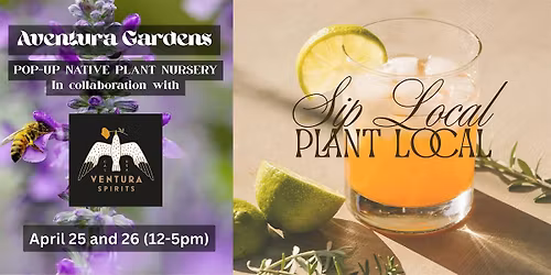 Native Plant Pop Up Nursery in Collaboration with Ventura Spirits
