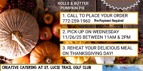 Thanksgiving Dinner Meals To-Go