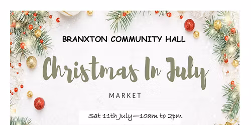 1st EVER - XMAS in JULY MARKET by Andrea
