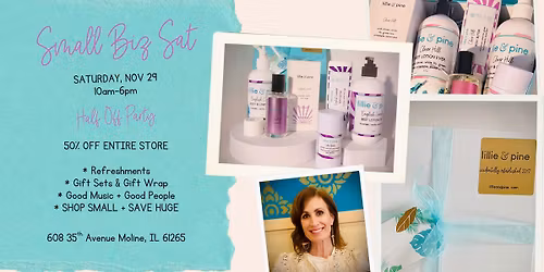 Small Business Saturday -  Lillie & Pine 50% OFF Party