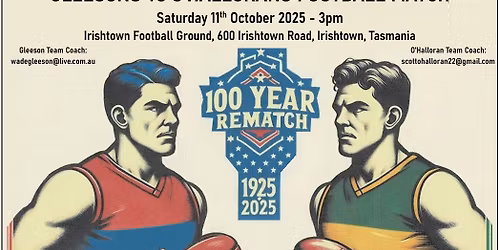 Gleeson V O'Halloran 100 year rematch