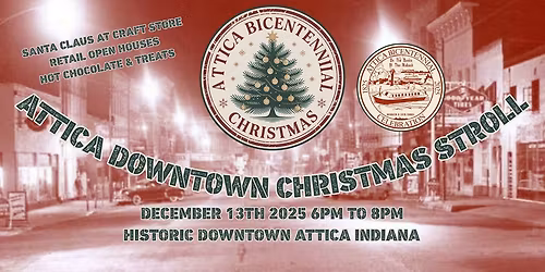 Attica Bicentennial Christmas Downtown Stroll 