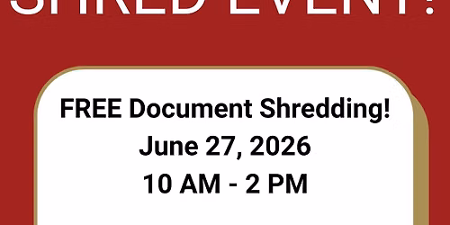 Community Shred Event
