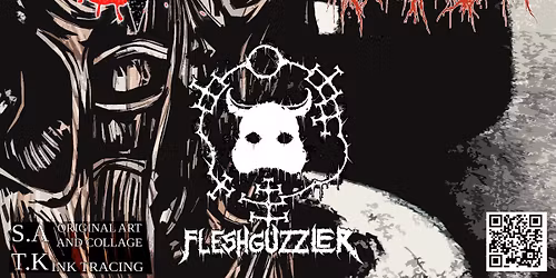 FROZEN GUILLOTINE: DIVINE CURSE\/CRIMSON ASPHALT\/FLESH VENDOR\/FLESH GUZZLER