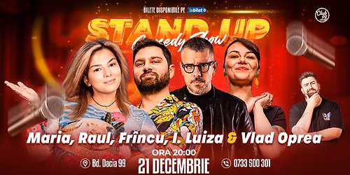 Maria Popovici, Raul Gheba, Fr\u00eencu, Ioana Luiza - Vlad Oprea | Stand Up Comedy @Club99