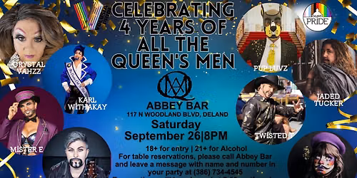 All The Queen\u2019s Men- Celebrating 4 Years