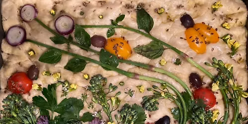 Focaccia Decorating: Windswept Gardens