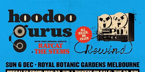 Hoodoo Gurus - Live at the Gardens (*All Ages)