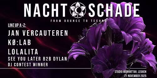 NACHTSCHADE - from bounce to techno