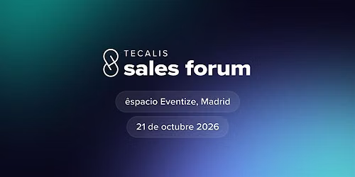 Tecalis Sales Forum 2026