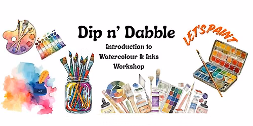 Introduction to Water Colours - Dip n' Dabble