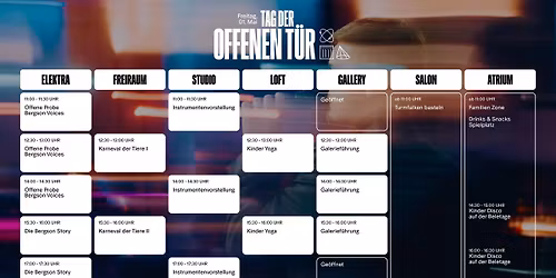 TAG DER OFFENEN T\u00dcR: Von Kinder-Yoga bis Kammerorchester \u2013 entdecke das Bergson!