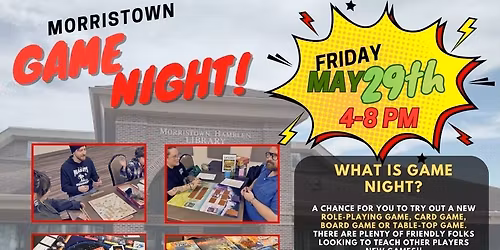 May Game Night - Morristown Library