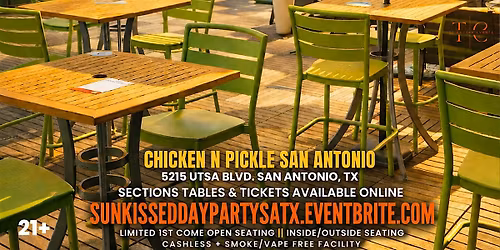 Sunkissed Rooftop Day Party- San Antonio