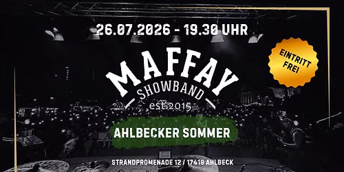 Maffay Show Band \/\/ Ahlbecker Sommer