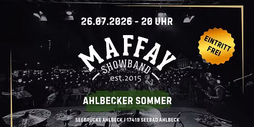 Maffay Show Band \/\/ Ahlbecker Sommer