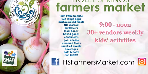 Small Business Saturday at the Holly Springs Farmers Market