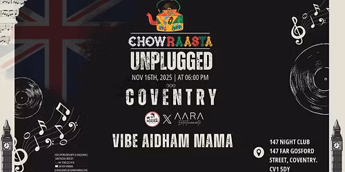 Chowraastha Unplugged \u2013 Live in Coventry | Telugu Folk Fusion Night