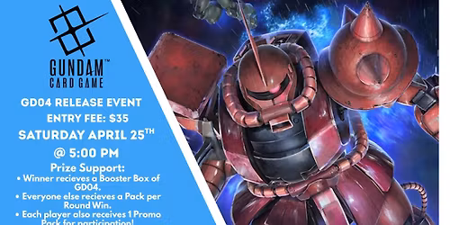Gundam Card Game GD04 Release Event 