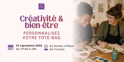 Personnalisez votre Tote-bag : Cr\u00e9ativit\u00e9 & bien-\u00eatre