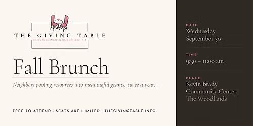 The Giving Table Fall Brunch