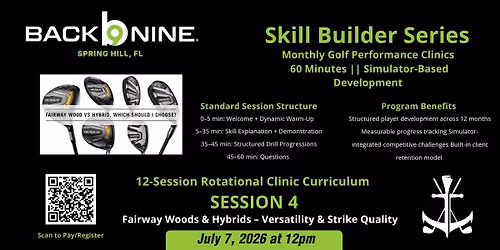 Back Nine Skill Builder Clinic - Session 4