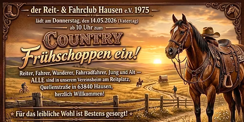 Country Fr\u00fchschoppen des Reit-und Fahrclub Hausen 