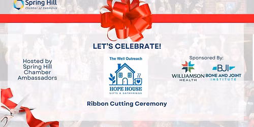 Hope House Ribbon Cutting 
