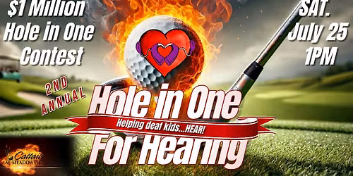 Hole in One for Hearing Charity Golf Tournament