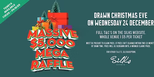 $5,000 CHRISTMAS MEGA RAFFLE