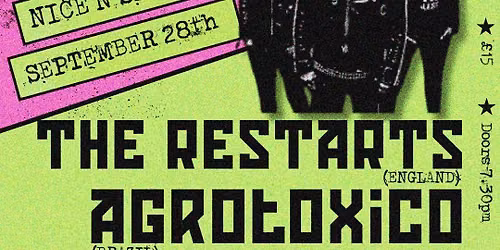 The Restarts w\/ Agrotoxico (Brazil) & Direct Action