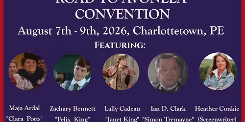Road to Avonlea Convention